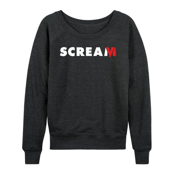 Scream - Logo - Women's French Terry Pullover Sweatshirt