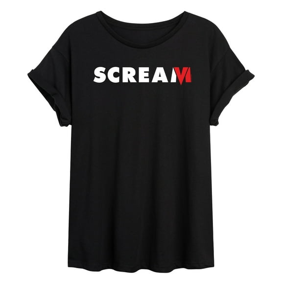 Scream - Logo - Women's Oversized Graphic T-Shirt