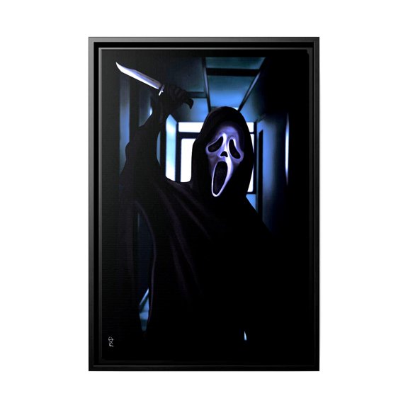 Scream Mask Killer Poster Matte Horror Wall Art, Poster Only
