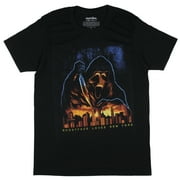 Scream Mens' Ghost Face Loves New York Adult Graphic Print T-Shirt, XL