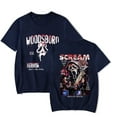 thumbnail image 1 of Scream Merch T-shirt Unisex Fashion Cool Print Logo Halloween Style Short Sleeve, 1 of 2