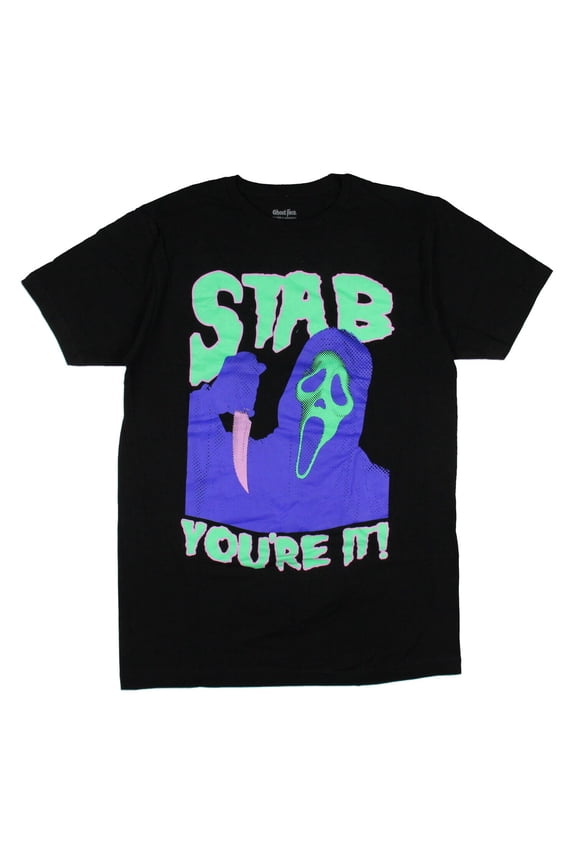 Scream Movie Ghost Face Men's Stab You're It Short Sleeve T-Shirt