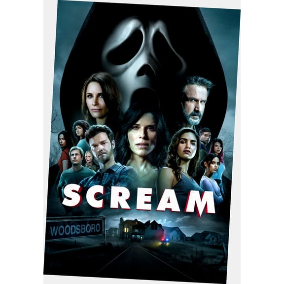 Scream Movie Poster 16"x24" 16x24 Multi-Color Square Adults Best Posters