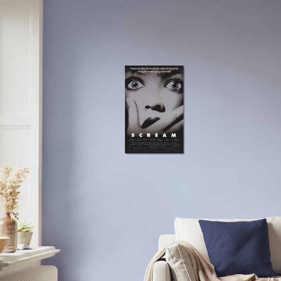 Scream Movie Poster – Horror Thriller, 12 x 18 in