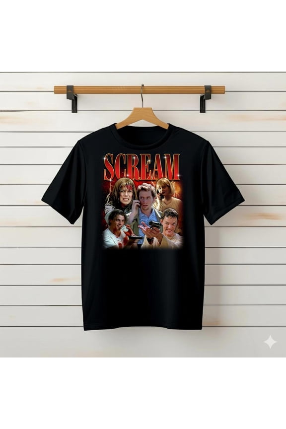 Scream Shirt, stu macher###TeaBagTeaHouse, Unsiex Shirt