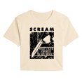 thumbnail image 1 of Scream - What's Your Fav Scary Movie? - Juniors Cropped Graphic T-Shirt, 1 of 3