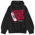 thumbnail image 1 of Scream - What's Your Favorite Scary Movie? - Women's Oversized Fleece Hoodie Sweatshirt, 1 of 3