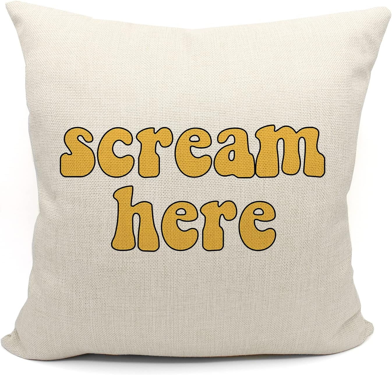 Scream here Pillow Covers 18x18,Scream Room Decor,Scream Pillows,Scream ...