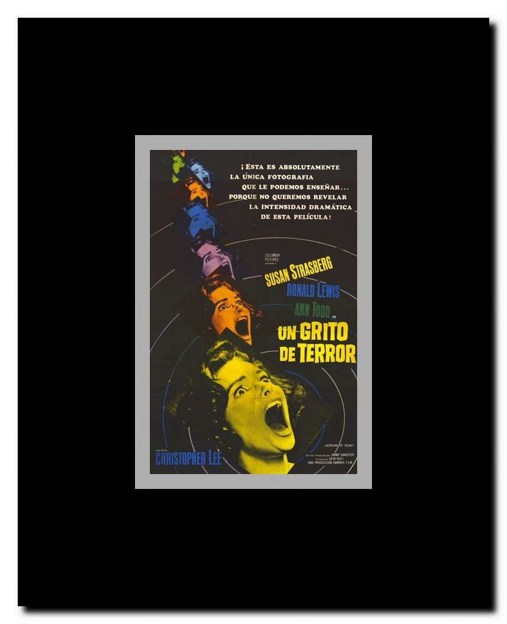 Scream of Fear Framed Movie Poster