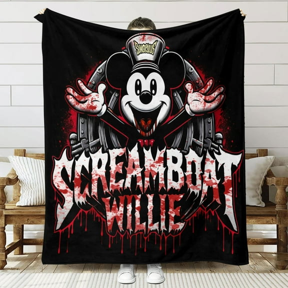Screamboat Throw Blanket Gifts for Fans Lover Girls Boys Women Present Hoodie Him Bed 50"x60"