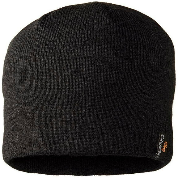 Screamer Unisex Acrylic Lined Beanie, Black, One Size