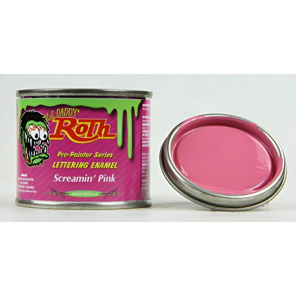 Screamin' Pink Lettering Enamel