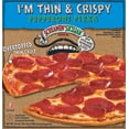 thumbnail image 1 of Screamin' Sicilian Thin Crust Pepperoni Pizza, 18.4 ounces (Frozen), 1 of 9