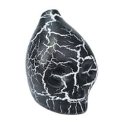 Screaming Aztec Death Whistle - 2.4x2.9" Black Skull Ceramic Whistle, Loudest Death Whistle for Halloween, Great Gift for Friends White