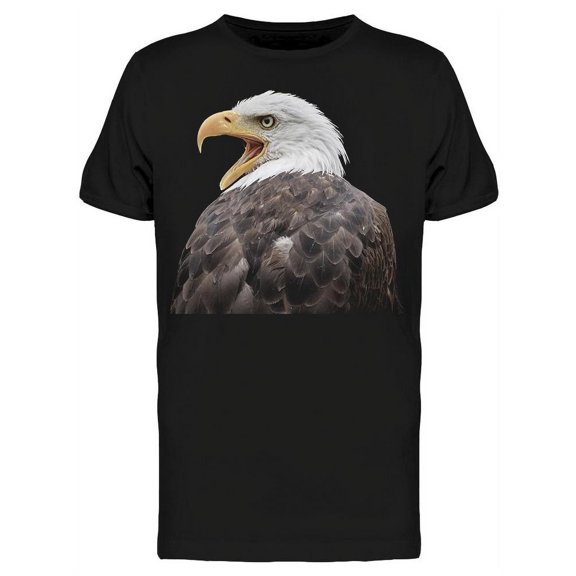 Screaming Bald Eagle T-Shirt Men -Image by Shutterstock, Male 3X-Large