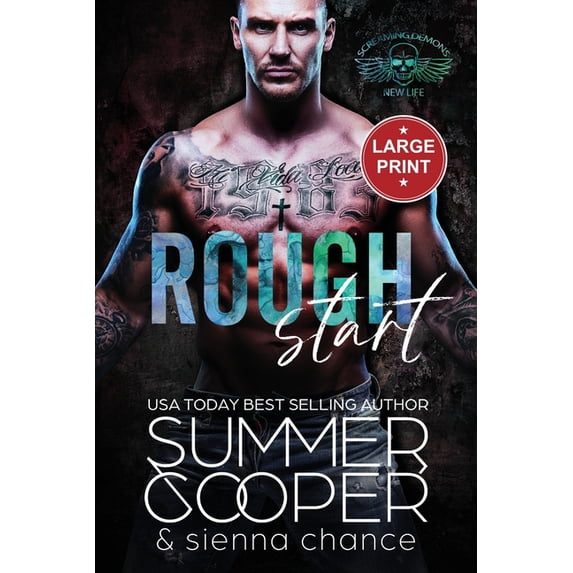 Screaming Demons MC Rough Start: A Motorcycle Club New Adult Romance (Large Print), Book 1, (Paperback)