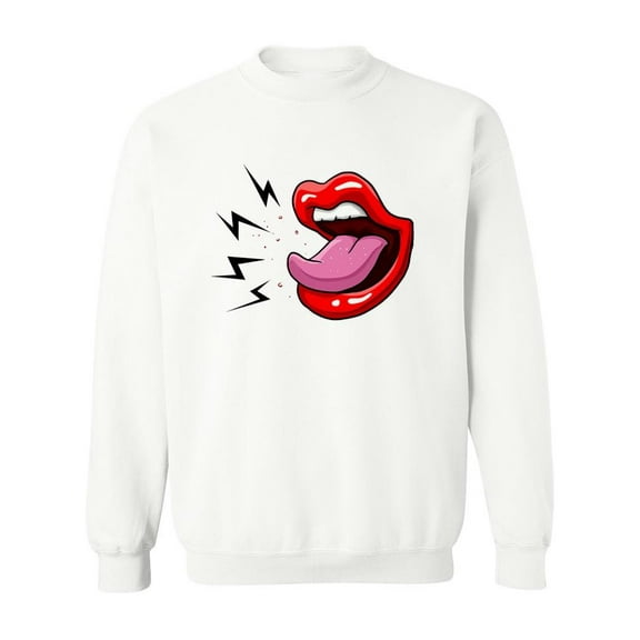 Screaming Design Sweatshirt Men -Image by Shutterstock, Male Medium