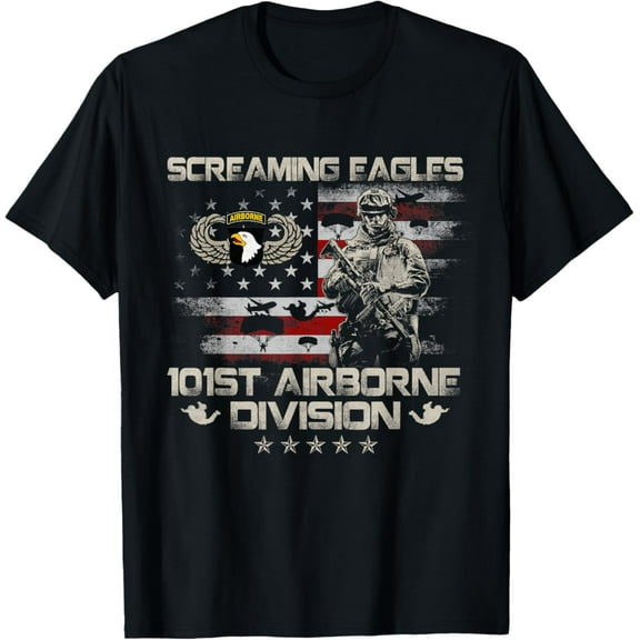 Screaming Eagle 101st Airborne Division Sky Soldier T-Shirt