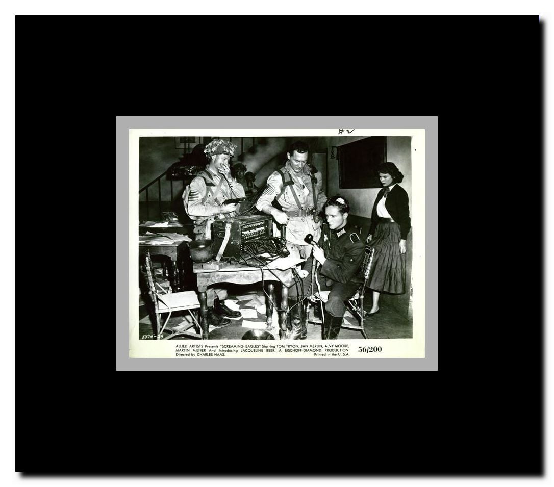 Screaming Eagles Framed Movie Poster