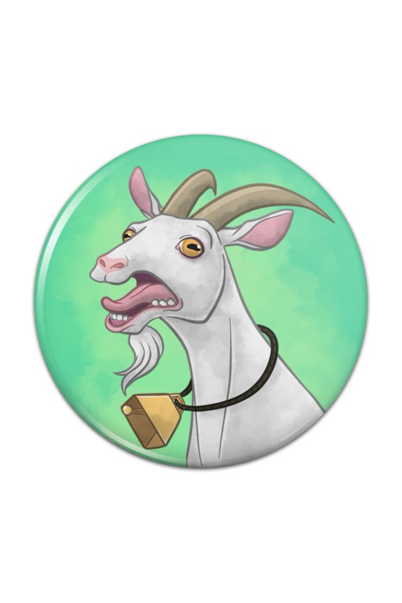 Screaming Goat Pinback Button Pin