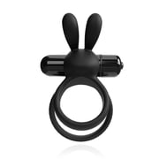 Screaming O 4B Ohare XL Vibrating Couples Ring Black Waterproof Silicone