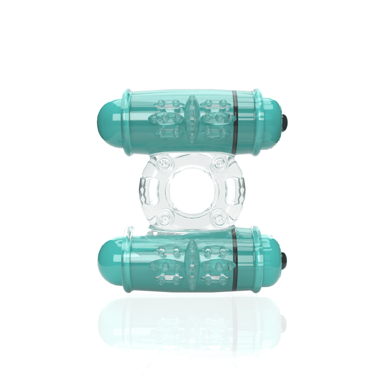 4T Double Wammy Penis Ring  Kiwi, Vibrating, Waterproof, Reusable -  Walmart.com