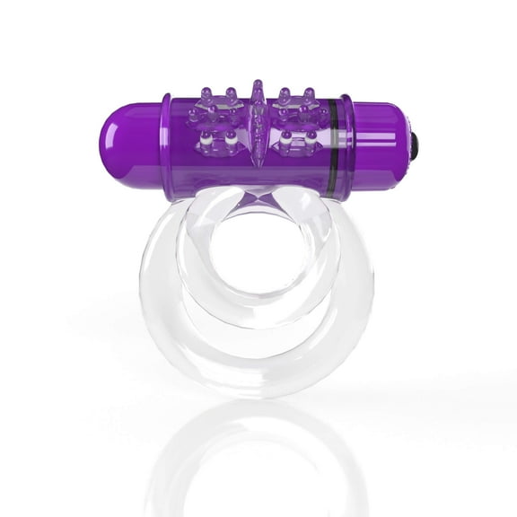 Screaming O 4B DoubleO 6 Vibrating Couples Ring, Grape