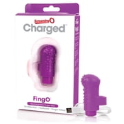 Screaming O Charged FingO Vooom Mini Vibe, Purple, USB Rechargeable Waterproof Personal Massager