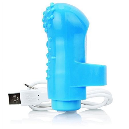 Screaming O Charged FingO Vooom Mini Vibe - Blue