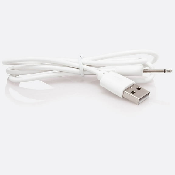 Screaming O 6' USB Male Charging Cable, White