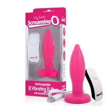 Screaming O My Secret Remote Vibrating Plug - Pink