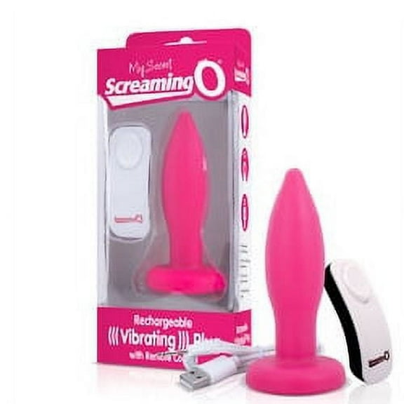 Screaming O My Secret Remote Vibrating Plug - Pink