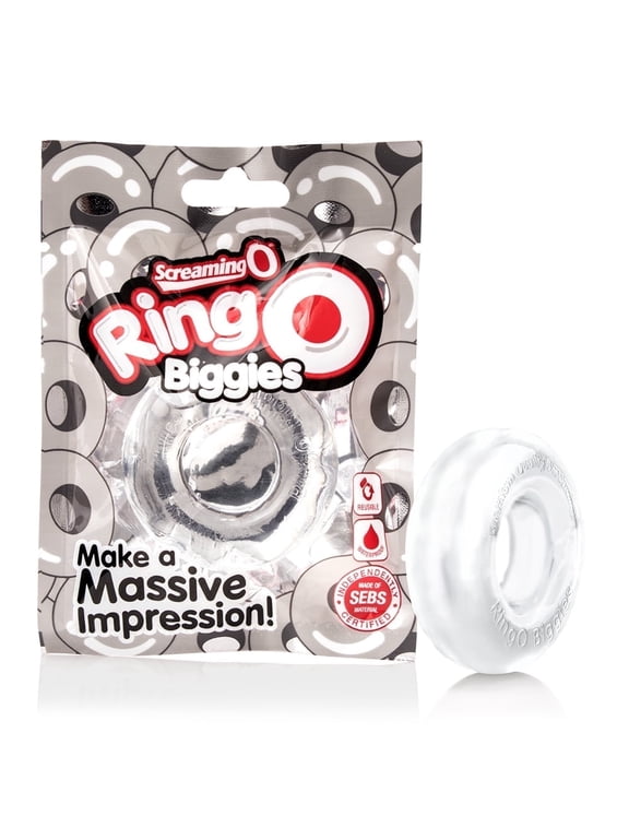 Ring O Biggies Body-Safe Silicone Clear 1 Pack