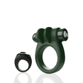 thumbnail image 1 of Screaming O Switch Silicone Rechargeable Vibrating Penis Ring with Remote Control, Green, 1 of 3