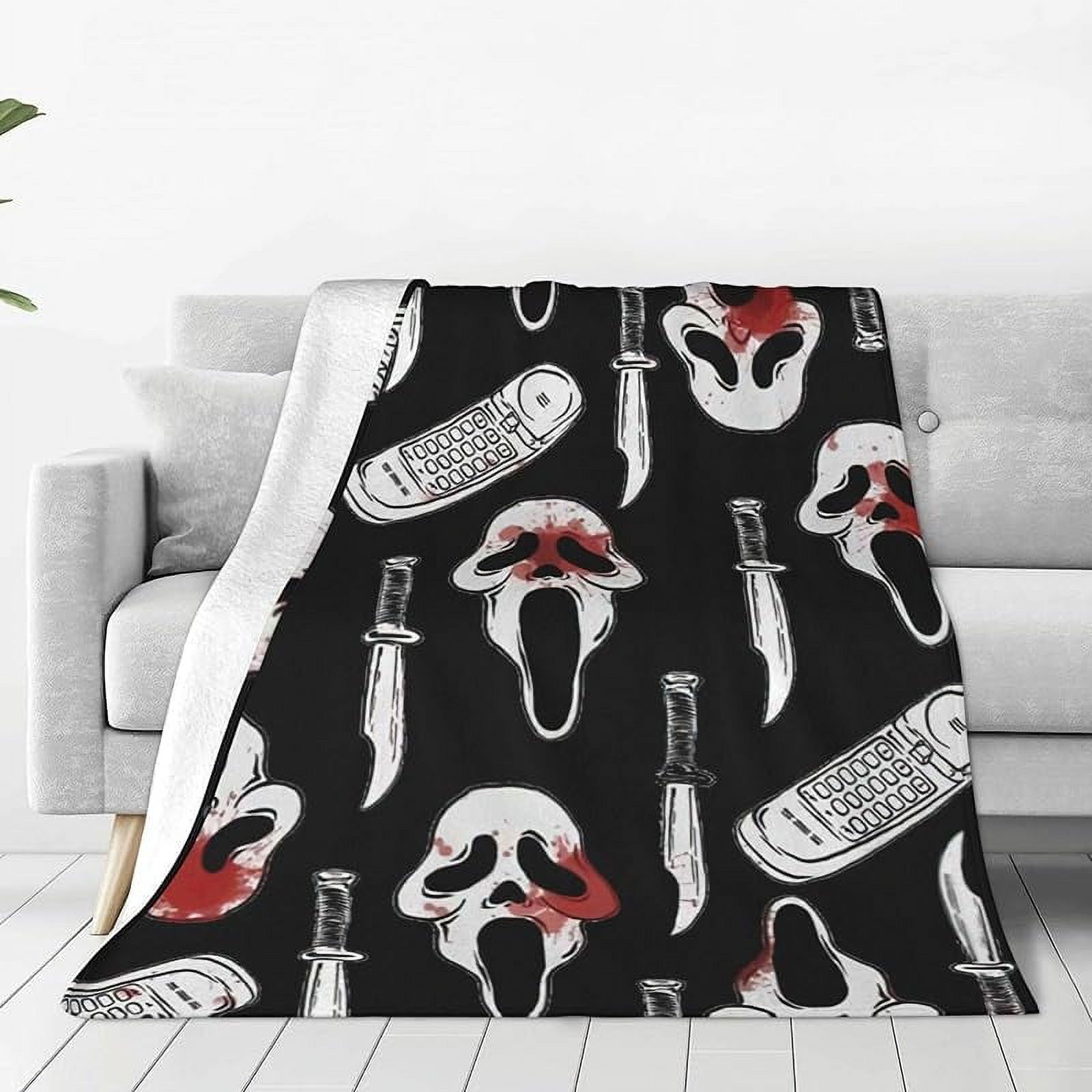 Screams Blanket Horror Movie Throw Blankets Flannel Fleece Blankets