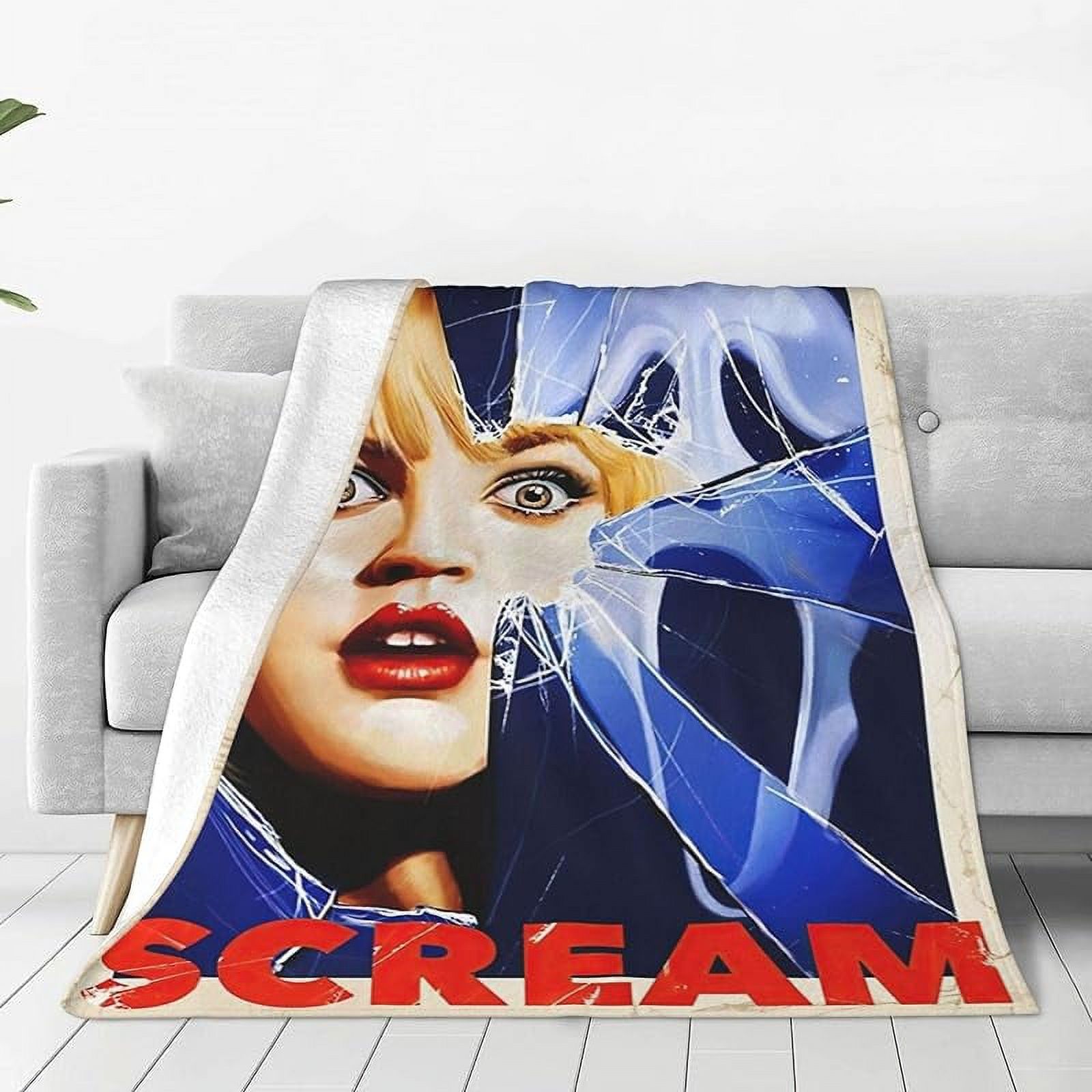 Screams Blanket Horror Movie Throw Blankets Flannel Fleece Blankets