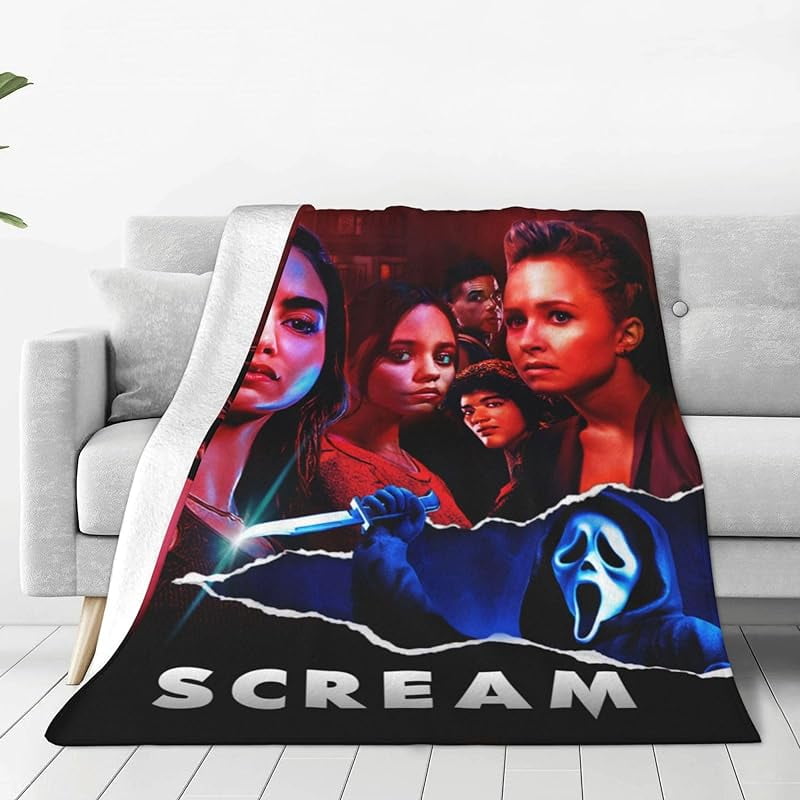 Screams Blanket Horror Movie Throw Blankets Flannel Fleece Blankets