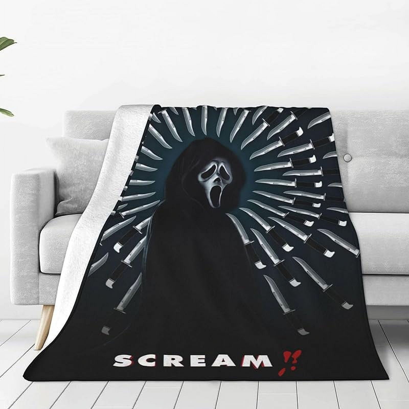 Screams Blanket Horror Movie Throw Blankets Flannel Fleece Blankets