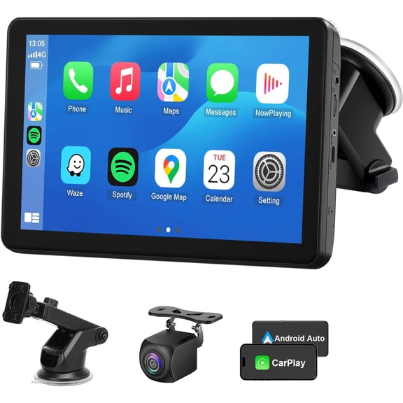 Screen, 720P Backup Camera 7? Touch Screen Music Video Player Portable GPS Naivgation Mirror Link, , AirPlay, Voice Assistant