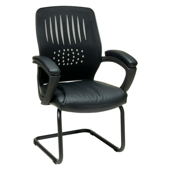 Screen Back Over Designer Contour Shell Visitor Chair