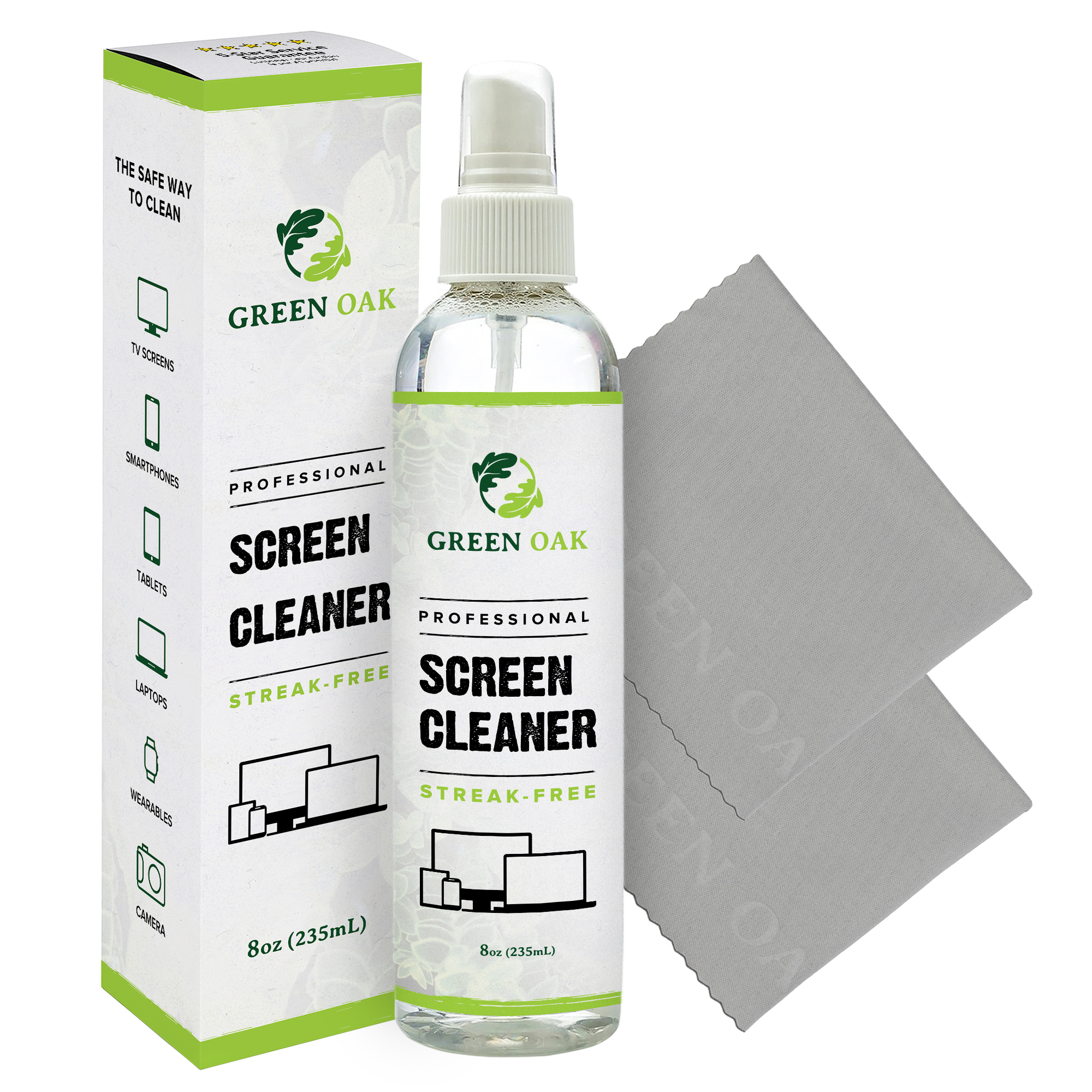Screen Cleaner Green Oak Professional Screen Cleaner Spray Best for