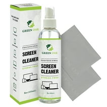 Screen Cleaner - Green Oak Screen Cleaner Spray for LCD, LED, TVs, Laptops, Tablets, Monitors, Phones, and Other Electronic Screens - Gently Cleans Bacteria, Fingerprints, Dust, Oil (8oz)