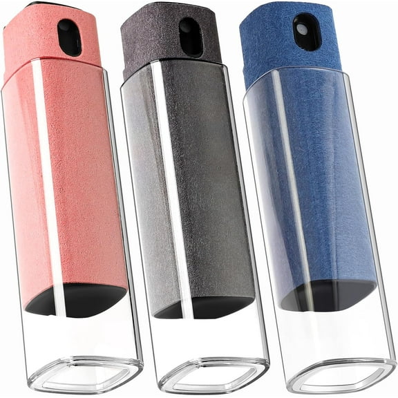 Screen Cleaner Kit, Two in One Screen Cleaner Spray and Wipe, Touchscreen Mist Cleaner Spray Bottle for Phone/Laptop/Tablet/TV/Monitor/Car Screens(Grey)