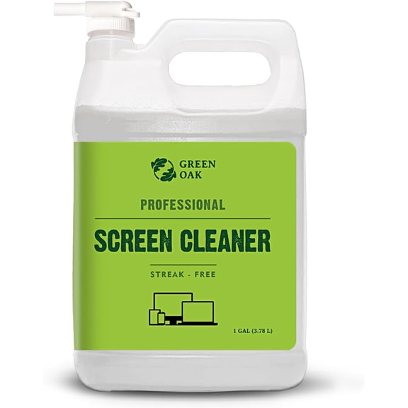 Screen Cleaner Refill Professional Spray - Best for LCD & LED TV, Tablet, Computer Monitor, Phone Safely Cleans Fingerprints, Dust, Oil (1 Gallon)