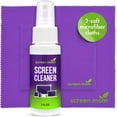 thumbnail image 1 of Screen Cleaner Spray and 2 Microfiber Cloths - 2oz Bottle by -Screen Cleaner Spray and Wipe for TV, Computer, Phone, iPad, Car Screen Cleaning Kit Electronic Cleaner Spray, 1 of 3