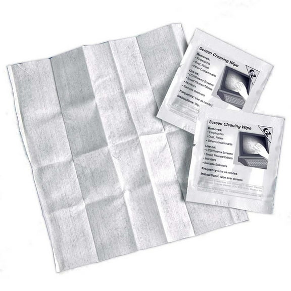 Screen Cleaning Wipes, 100 per Box