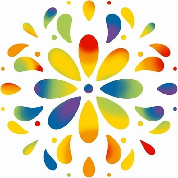 Screen Door Magnets, Keep People and Pets from Running into a Screen Door – Robbins Aria - Rainbow Flower