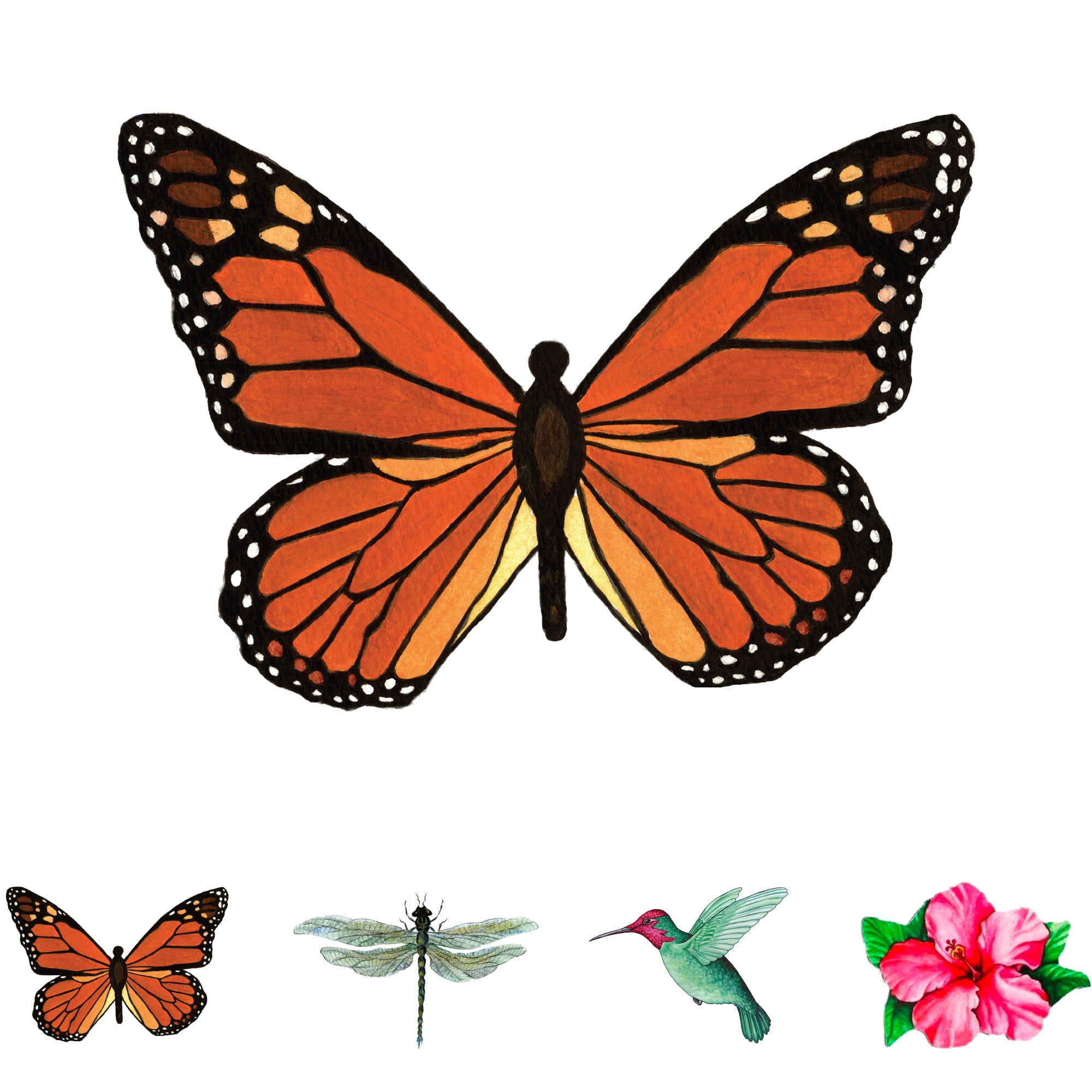 Screen Door Saver Cover Butterfly Design, Prevents Accidents