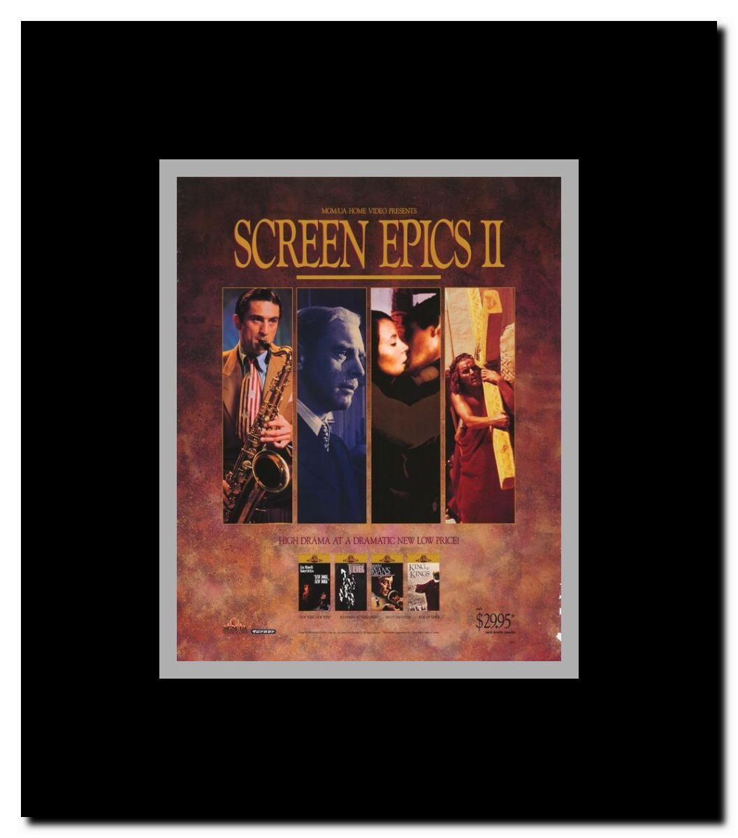 Screen Epics 2 Framed Movie Poster