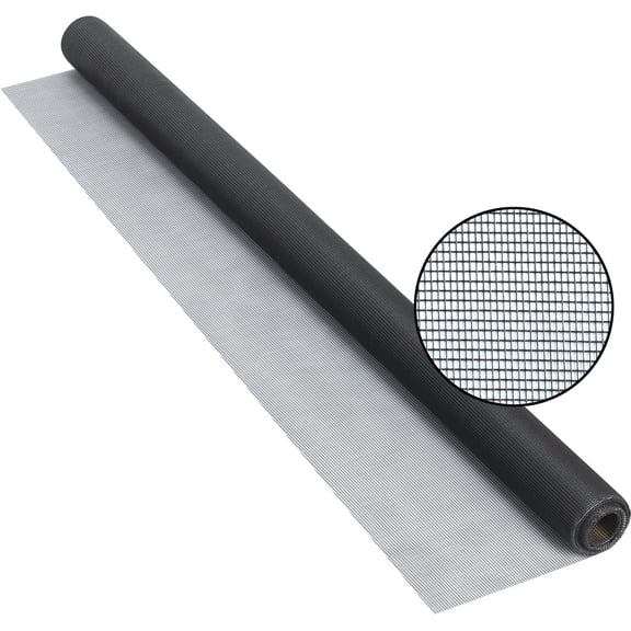 Screen Charcoal Fbgl 30inx25ft
